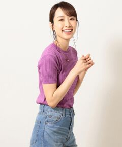 ANY / エニィ ニット・セーター | 【UVケア・洗える】ニット Tシャツリブ トップス