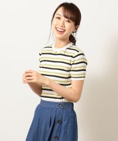 ANY / エニィ ニット・セーター | 【UVケア・洗える】ニット Tシャツリブ トップス