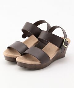 ANY / エニィ サンダル | 【疲れにくい】ウルトラインソールレザー調 サンダル