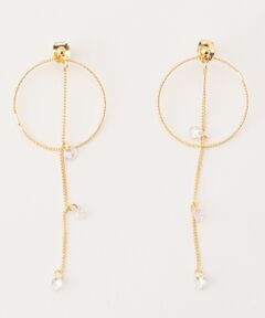 ANY / エニィ ピアス・イヤリング | 【2WAY】ストーンスイング ピアス