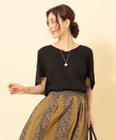 ANY / エニィ トップス | 【洗える】ライトソフトリネン ブラウス