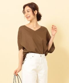 ANY / エニィ トップス | 【洗える】ライトソフトリネン ブラウス