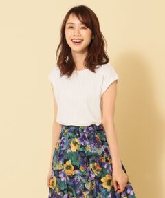 ANY / エニィ Tシャツ | 【汗ジミ軽減加工】ステインブロックワイドリブ トップス