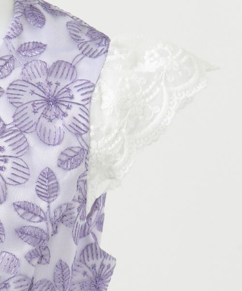 any FAM / エニィファム ドレス | 【110-130cm】オーガンジー花柄刺繍 ドレス | 詳細7