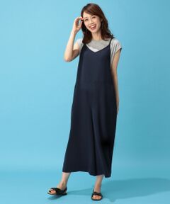 ANY / エニィ サロペット・オールインワン | 【洗える】ライトドライツイル サロペット