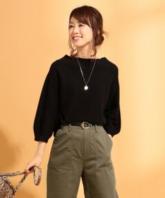 ANY / エニィ ニット・セーター | 【UVケア・洗える】ハイツイストガーターニット プルオーバー