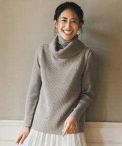 ANY / エニィ ニット・セーター | 【洗える】タートルネック ベスト