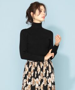 ANY / エニィ ニット・セーター | 【洗える】ランダムリブタートルニット プルオーバー