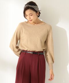 【WEB先行予約】【洗える】カシミヤブレンドニット プルオーバー