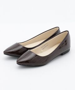 ANY / エニィ パンプス | 走れる！クロコポインテッドバレエ パンプス