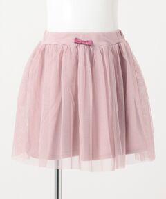 ANY / エニィ ミニ・ひざ丈スカート | 【80-130cm】スモーキー チュール スカート