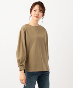 【毛玉になりにくい】【洗える】プレミアムベーシック ロングTシャツ