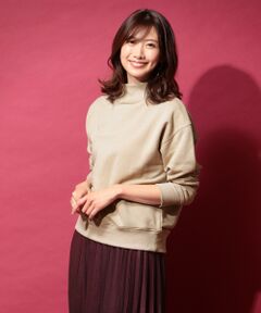 ANY / エニィ Tシャツ | 【洗える】裏毛ハイネック トップス