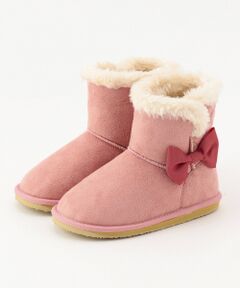 ANY / エニィ ブーツ（ロング丈） | 【15-22cm】折り返しできるリボン付きフェイクムートン