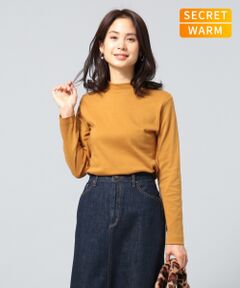 【SECRET WARM】モックネック カットソー