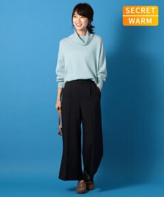 ANY / エニィ その他パンツ | 【SECRET WARM】T／Rピーチストレッチ ワイドパンツ