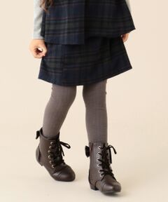 ANY / エニィ その他パンツ | 【親子連動/100〜130cm】チェック ラップ付きショートパンツ