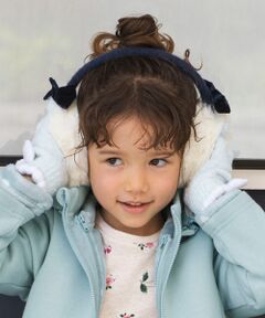 ANY / エニィ ネックウォーマー・イヤーマフ | リボンフェイクファーイヤーマフ