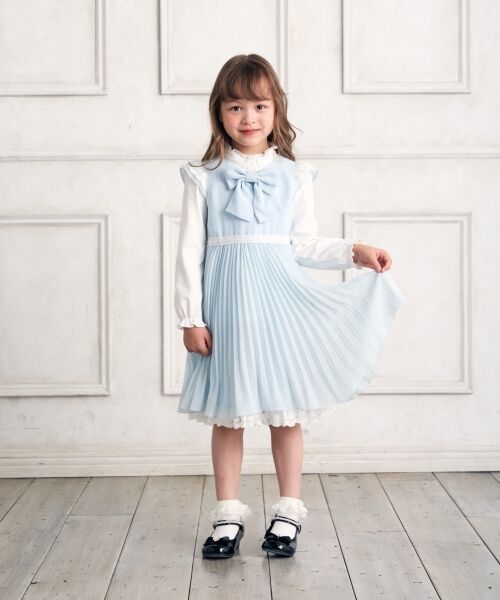 セール 140 150cm シフォンプリーツ ワンピース ドレス Any Fam エニィファム ファッション通販 タカシマヤファッションスクエア