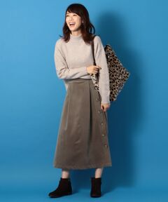 ANY / エニィ ミニ・ひざ丈スカート | 【洗える】エステルカルゼベロア? スカート