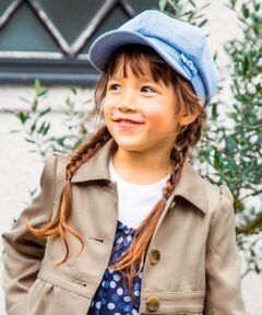 ANY / エニィ ハンチング・キャスケット・ベレー帽 | 【52-56cm/UVケア】ストライプキャスケット