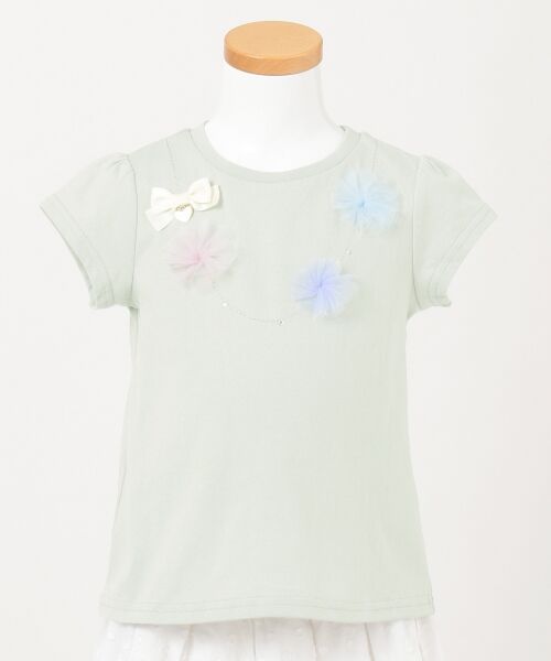 any FAM / エニィファム Tシャツ | 【80-130cm】ネックレス風モチーフ 半袖Tシャツ | 詳細11