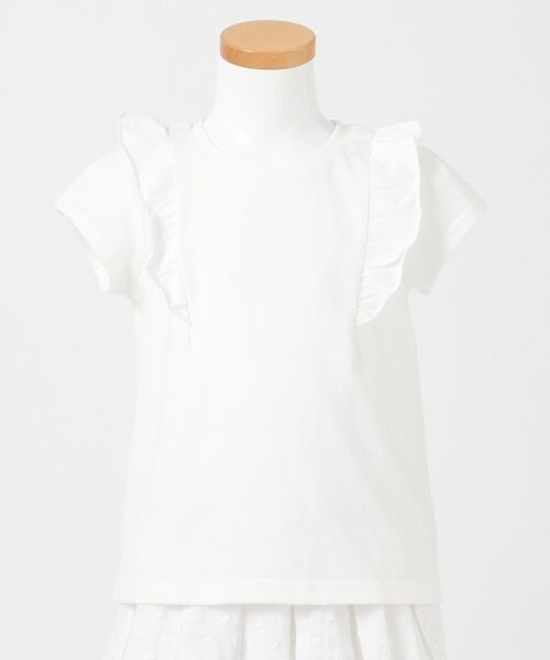 any FAM / エニィファム Tシャツ | 【80-130cm】肩フリル デイリーTシャツ | 詳細3
