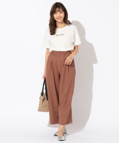 ANY / エニィ その他パンツ | 【洗える】リネンライククロス ワイドパンツ