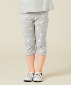 ANY / エニィ レギンス・スパッツ | 【80-120cm】総柄プリント 7分丈レギンス