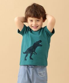 【BOYS/90-130cm】ティラノサウルス Tシャツ