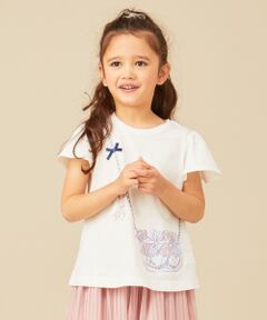 【80-130cm】トロンプルイユポシェット Ｔシャツ