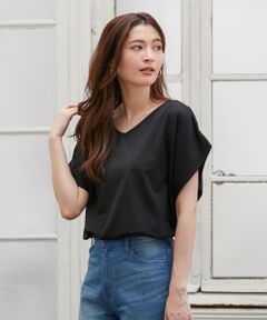 【大ヒット商品】【UVケア・接触冷感】Tブラウス Tシャツ