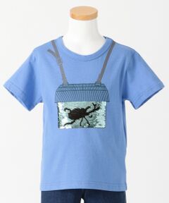 ANY / エニィ Tシャツ | 【BOYS/100-130cm】ミラクルスパンコールカブトムシ Tシャツ