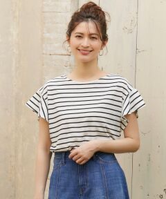 【大ヒット商品】【UVケア・接触冷感】Tフレアブラウス Tシャツ