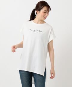 【オーガニックコットン】オーガビッツロゴロング丈 Tシャツ