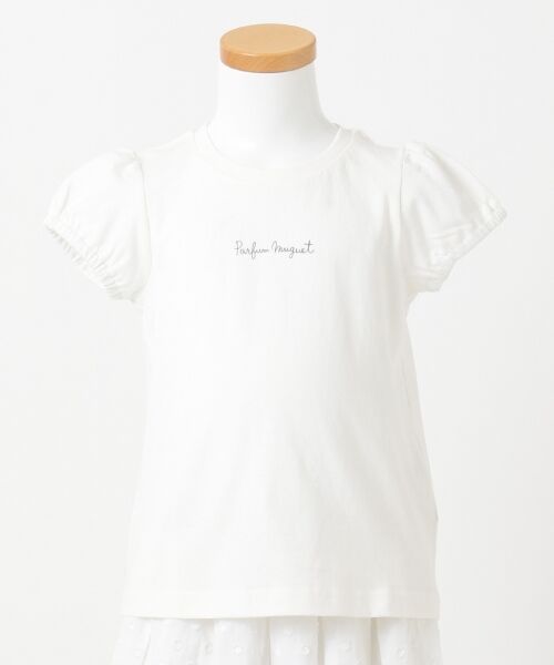 any FAM / エニィファム Tシャツ | 【80-130cm】パフスリーブ ロゴTシャツ | 詳細2