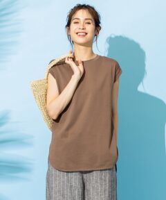 【定番人気】【UVケア】プレミアムベーシックノースリーブ Tシャツ