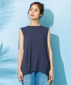 ANY / エニィ Tシャツ | 【洗える】ハイツイストバイオ天竺ノースリーブ カットソー