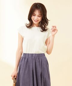 ANY / エニィ ニット・セーター | 【シワになりにくい】リネンライクニット プルオーバー