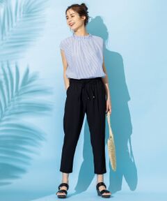 ANY / エニィ その他パンツ | 【洗える】リネンライク テーパードパンツ