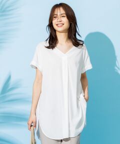 ANY / エニィ トップス | 【洗える】ライトガーメントダイ ブラウス