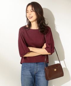 ANY / エニィ Tシャツ | シルケットスムースツイストスリーブ トップス