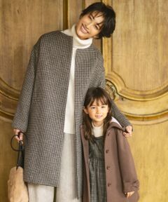 ANY / エニィ その他アウター | カシミヤブレンドノーカラー コート