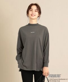 【PEANUTSコラボ】オーガビッツ微起毛ロゴ ロングTシャツ