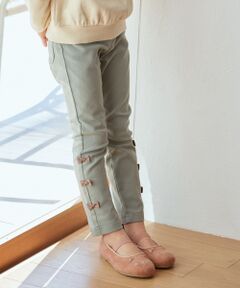 【140-150cm】裏起毛 のび〜るストレッチパンツ