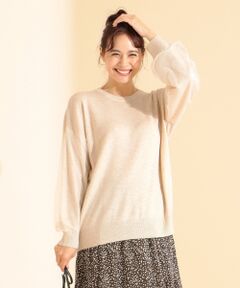 ANY / エニィ ニット・セーター | 【WEB限定】チュールコンビ ニット