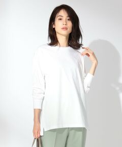 ANY / エニィ カットソー | 【オーガニックコットン】オーガビッツロゴ ロングTシャツ