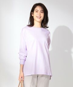 【オーガニックコットン】オーガビッツロゴ ロングTシャツ