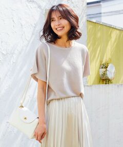 ANY / エニィ ニット・セーター | 【洗える】ウォッシャブルガーターニットＴシャツ