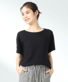 ANY / エニィ ニット・セーター | 【洗える】ウォッシャブルガーターニットＴシャツ